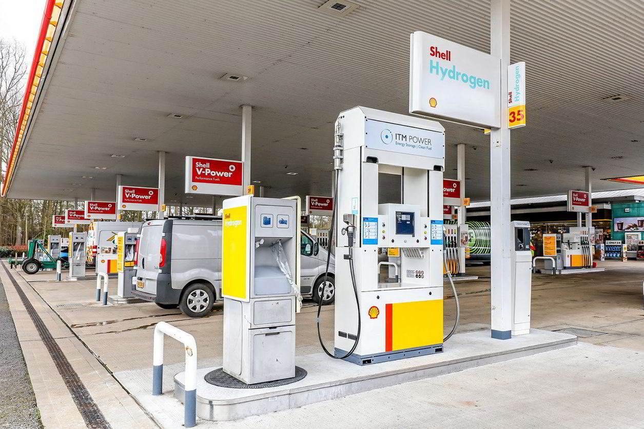 Hydrogen car gas deals station