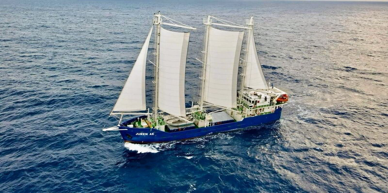 Sail pioneer’s first newbuilding departs for trans-Atlantic trip laden ...