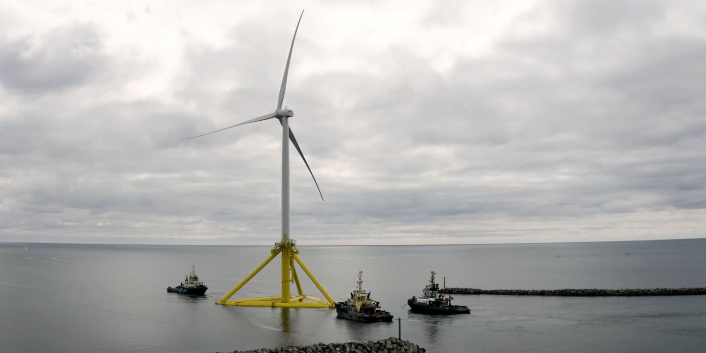Newlook floating wind platform for world's largest sector project