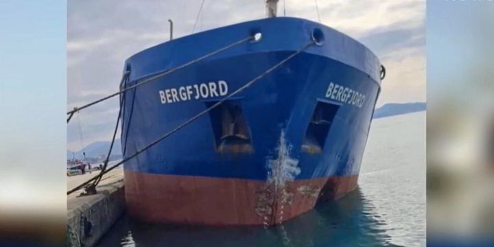 Veteran multipurpose vessel damaged after hitting rocks off Albania