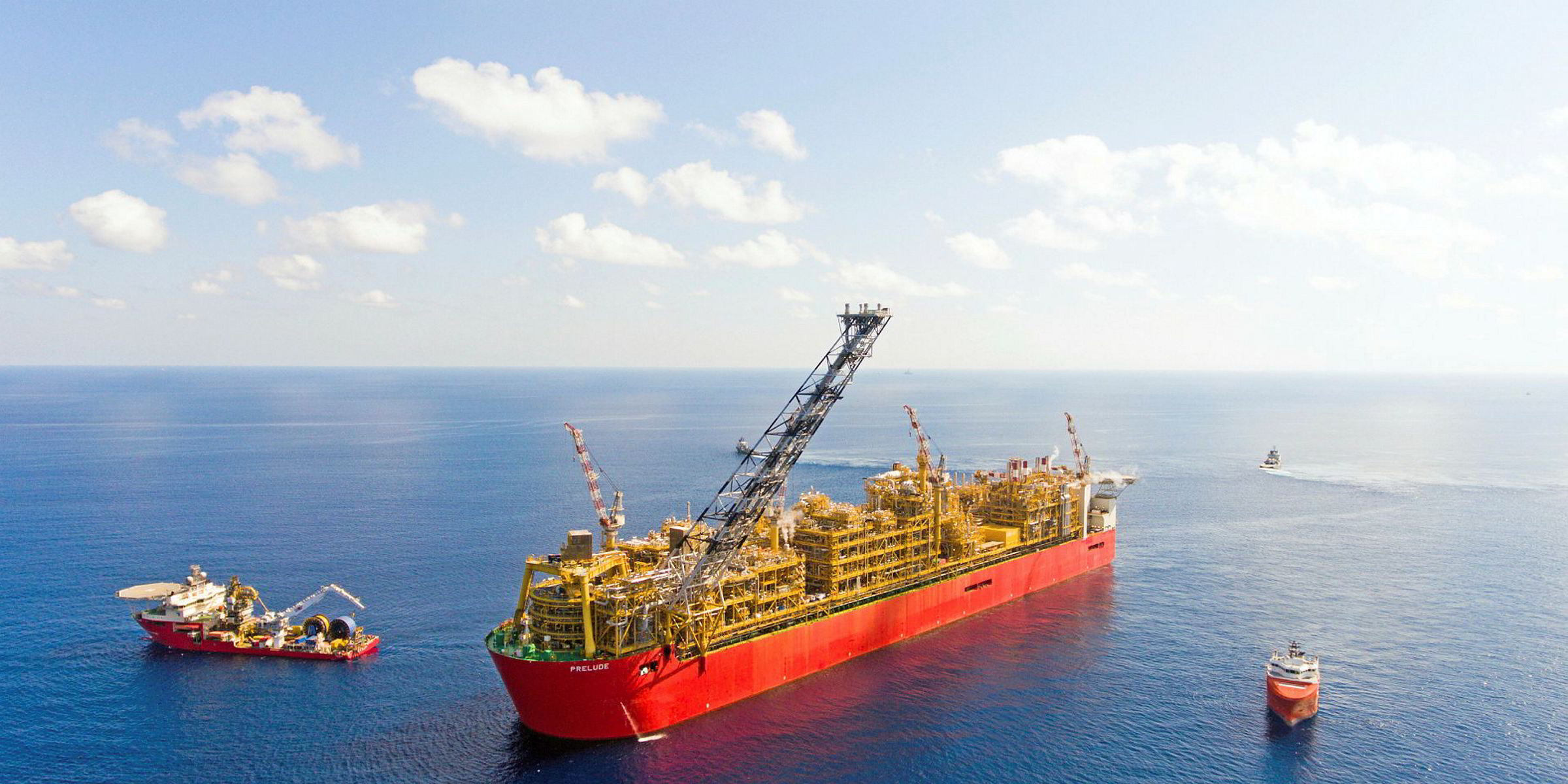 плавучий спг «прелюд», prelude flng. Prelude flng. плавучий спг-завод «прелюд», prelude flng. плавучий терминал спг. плавучий завод сжиженного газа "prelude flng".