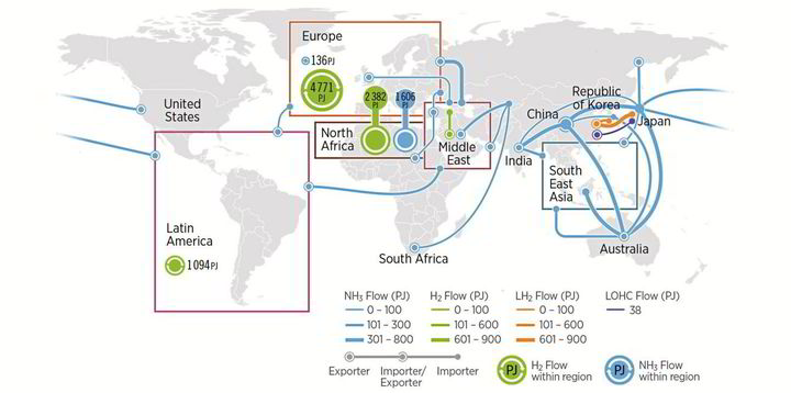 This is what the massive international clean hydrogen trade may look ...