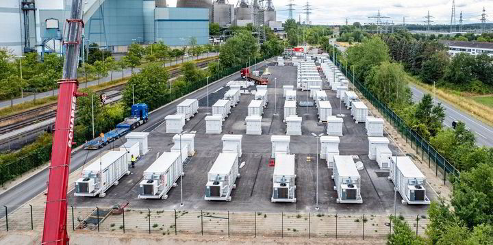 Die erste in Deutschland installierte Mega-Batterie an das Wasserkraftwerk Mosel gekoppelt
