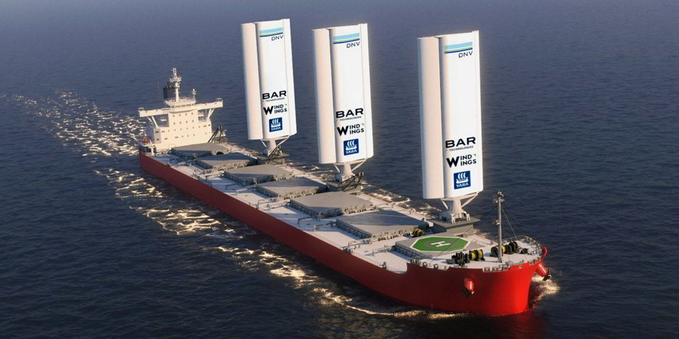 WindWings get full DNV approval for fitting to MC Shipping and Berge