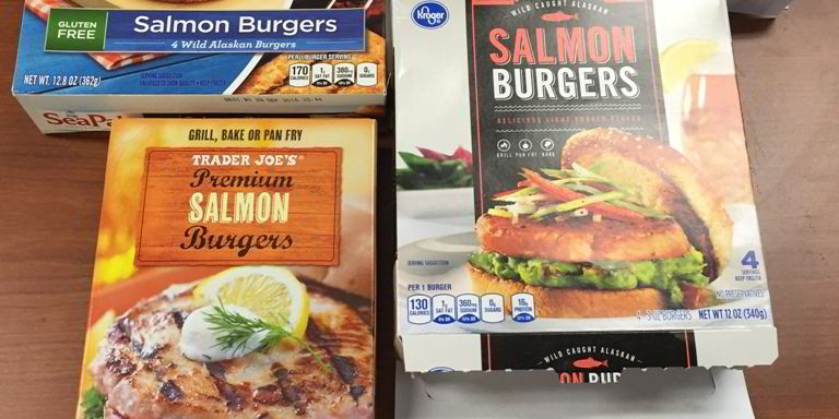 I love the frozen premium salmon burgers! : r/traderjoes