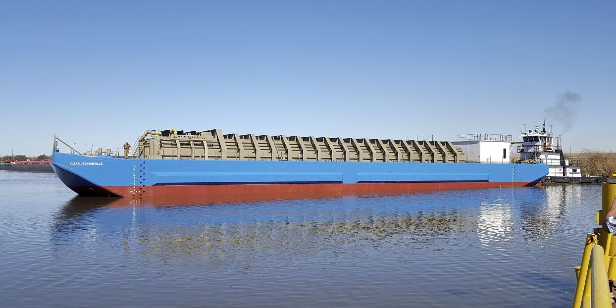 LNG bunker barge takes shape at Conrad shipyard in Louisiana | TradeWinds
