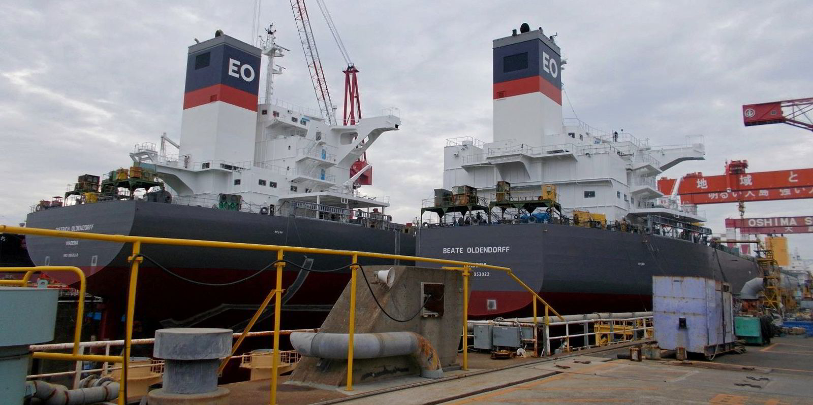 Oldendorff Carriers returns to China to order five kamsarmax bulkers