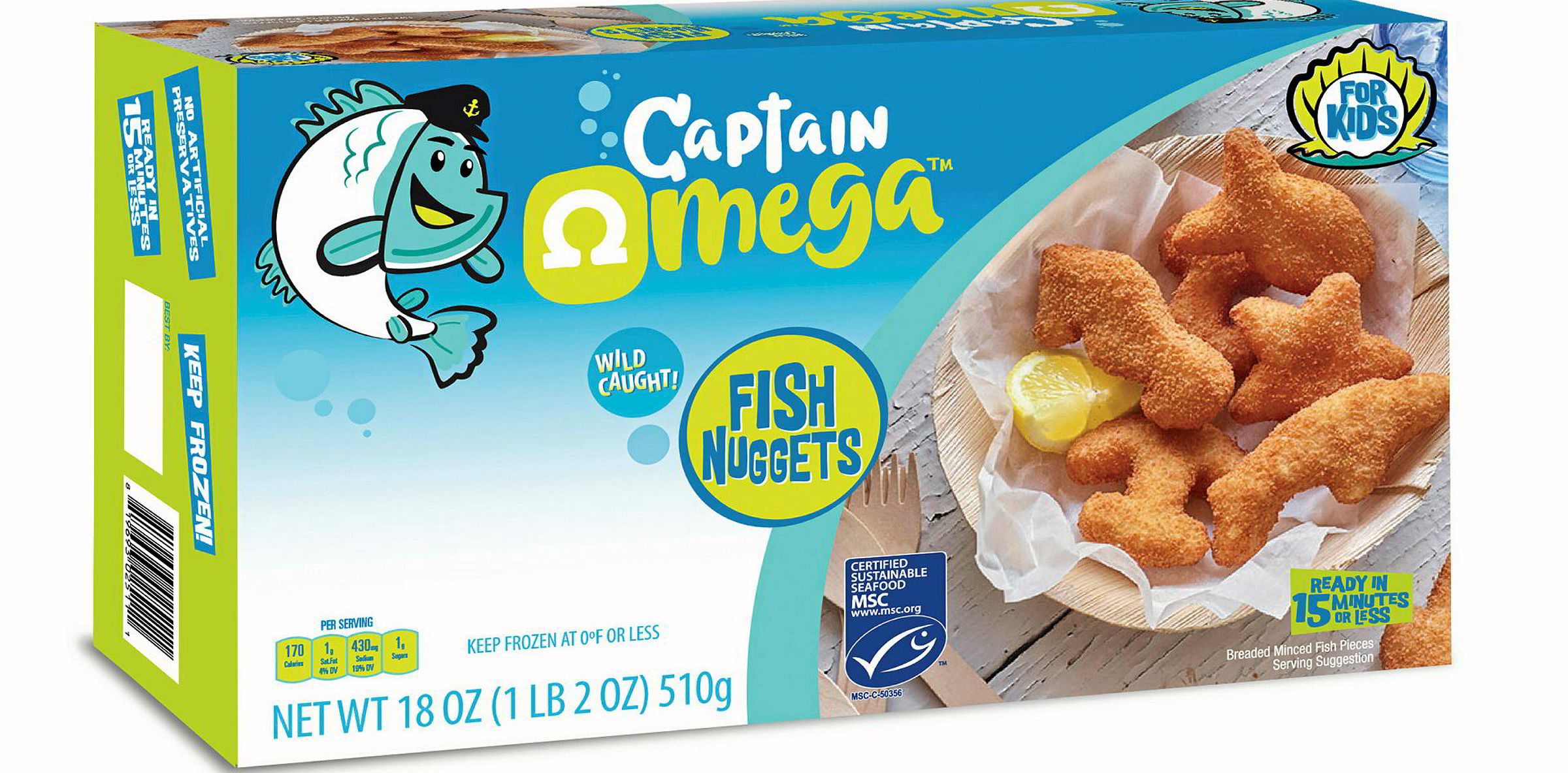 Breaded Fish Fingers, Captain Fisher