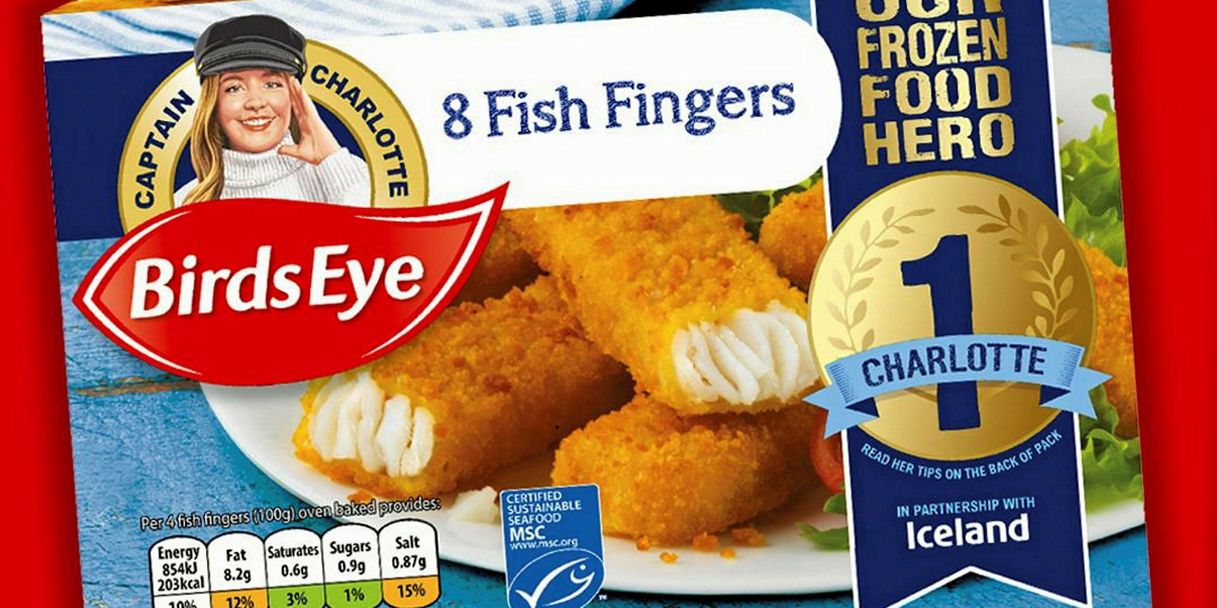 Iconic Captain Birds Eye mascot replaced by 24yearold woman