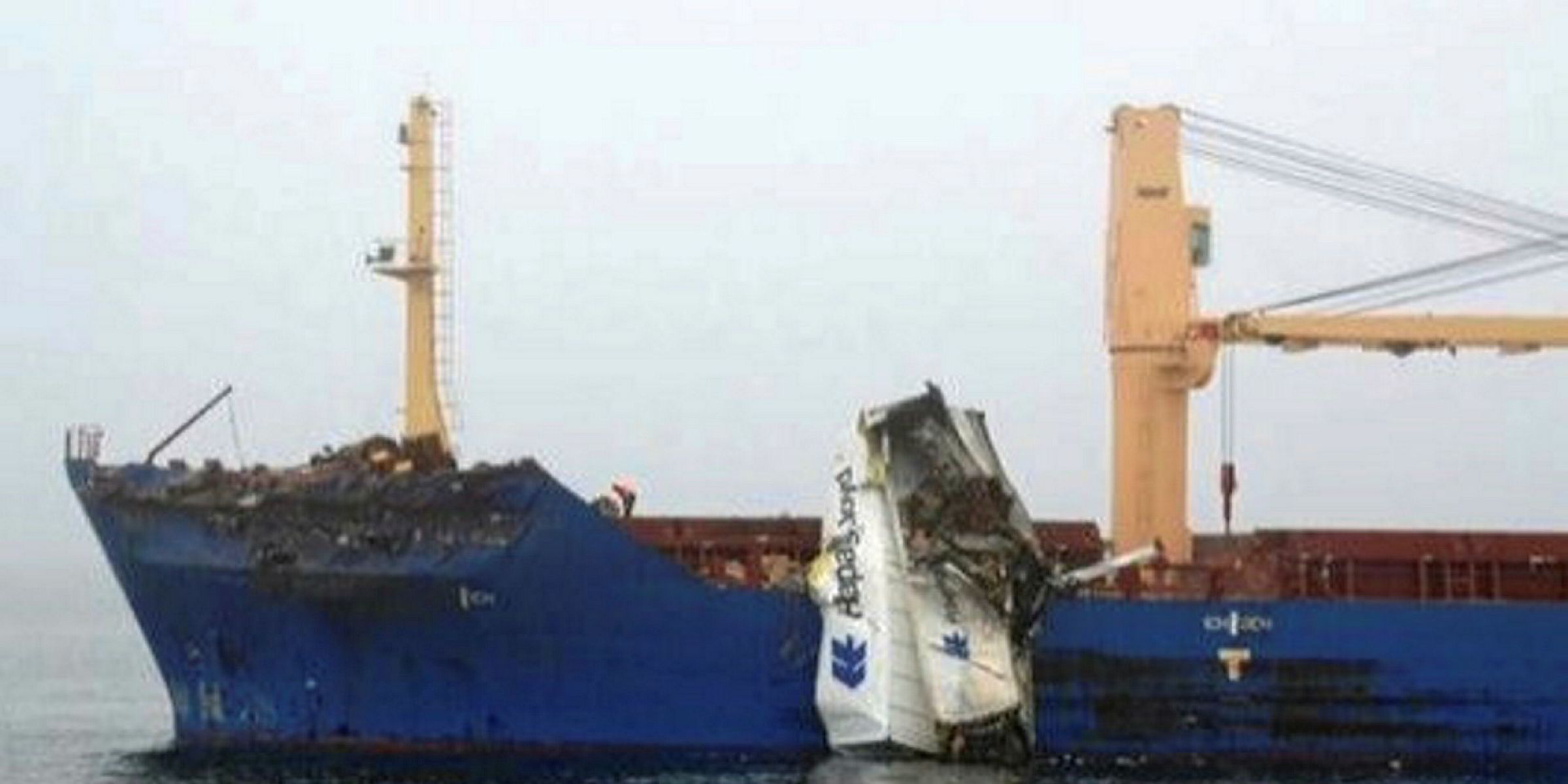 Bulker And Boxship Damaged In Clash | TradeWinds