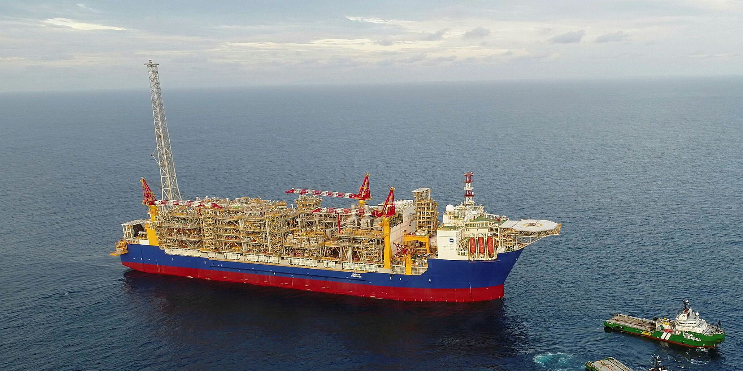 Ichthys Fpso Moored At Field 