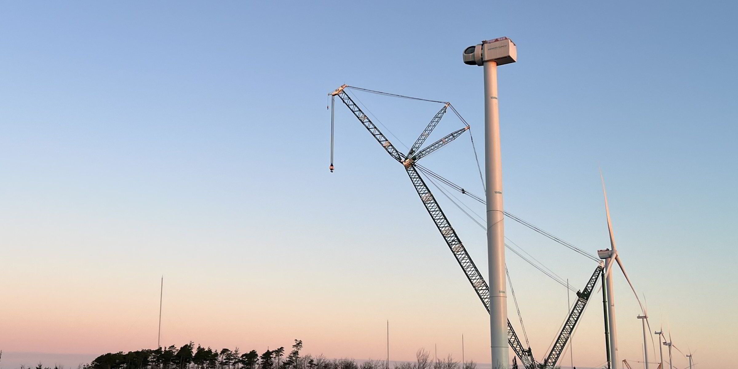 New photos show Siemens Gamesa’s secretive wind turbine taking shape