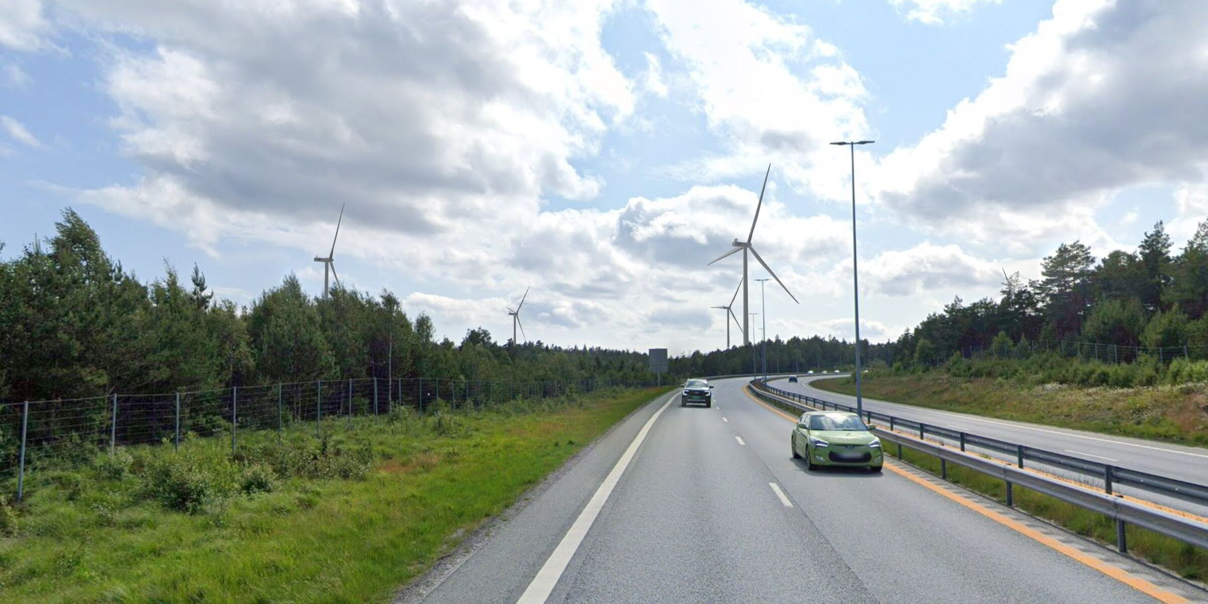 Første vindkraftverk langs E18 – slipper ikke unna motstand