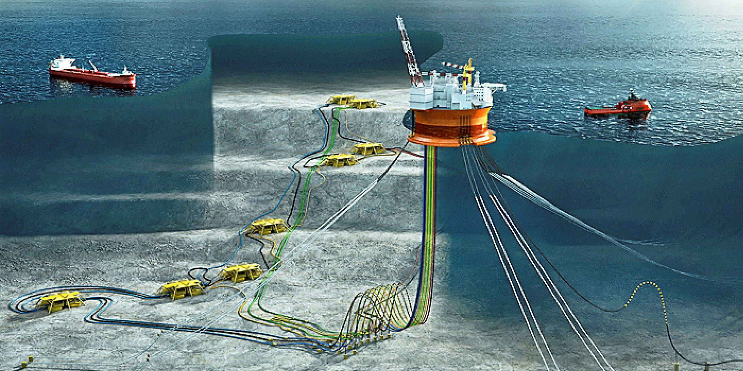 Газ под водой. Подводная станция шельф Арктика. Платформа Голиаф. Глубоководное бурение. Подводные месторождения.