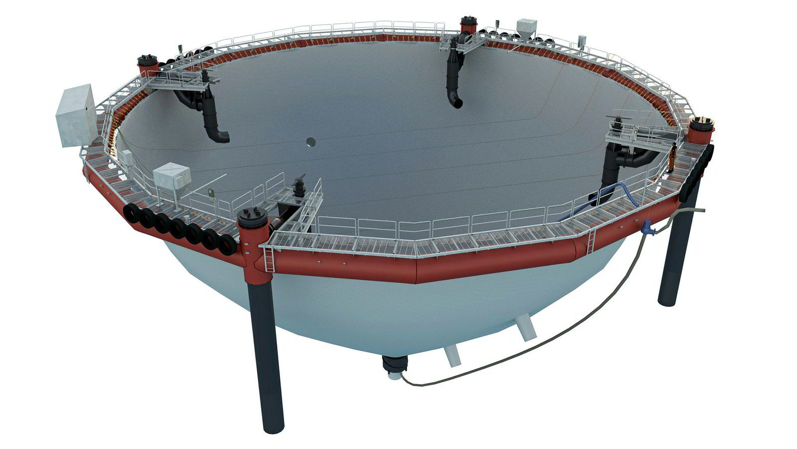 Take a look at Cermaq s new closed cage salmon farming system