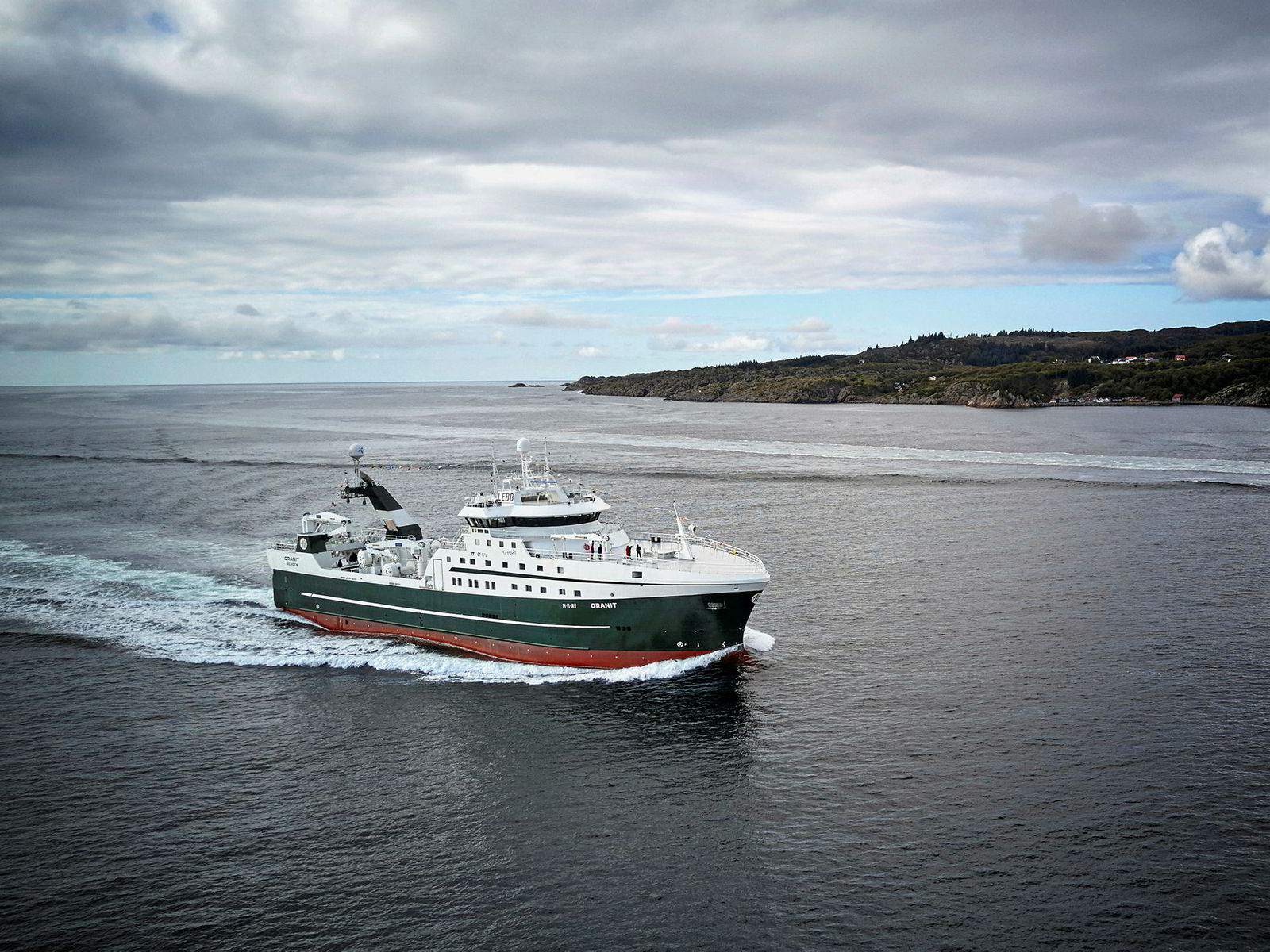 «Granit» fisket 1100 tonn torsk på to uker. - Nordøst i havet var det ...