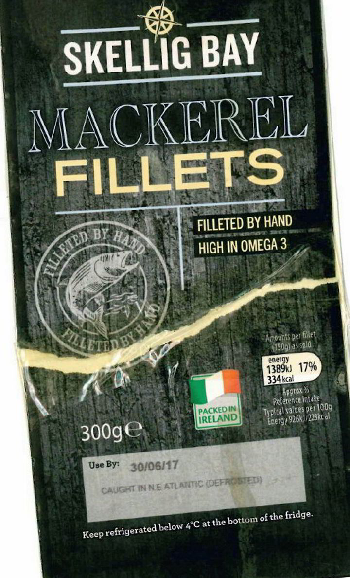 Aldi, Lidl Ireland recall mackerel fillets