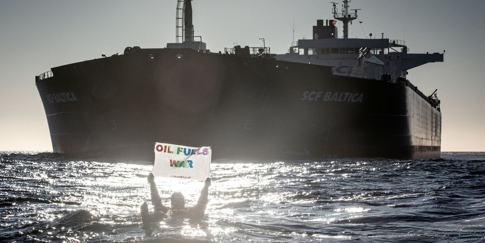 Greenpeace Protests Against Tankers Carrying Russian Oil In The Baltic ...