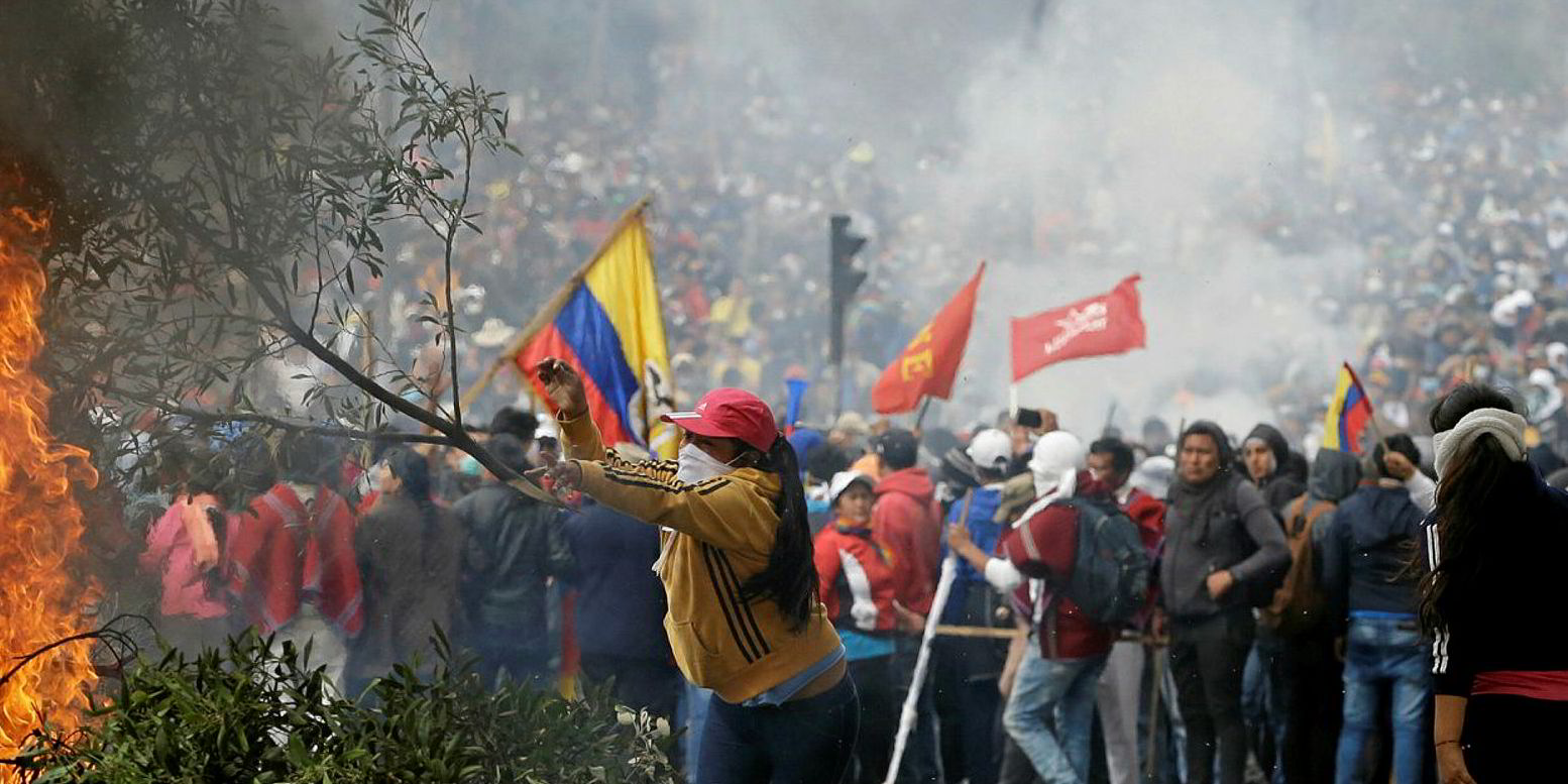 Civil unrest costs Ecuador shrimp producers 1 million