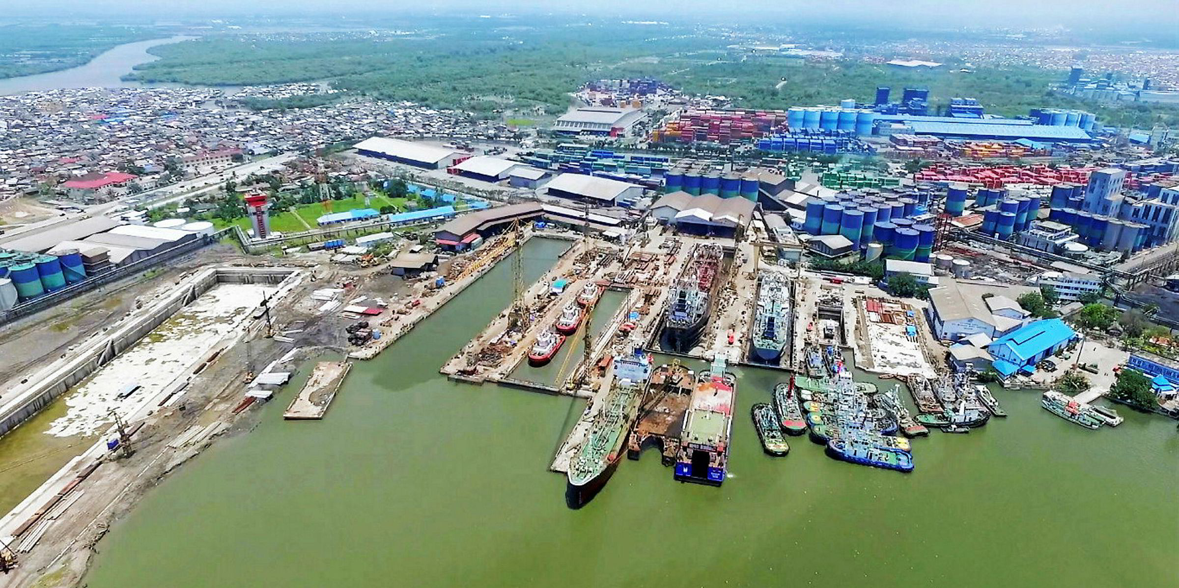 Indonesian shipyard workers hospitalised as blaze erupts on Waruna