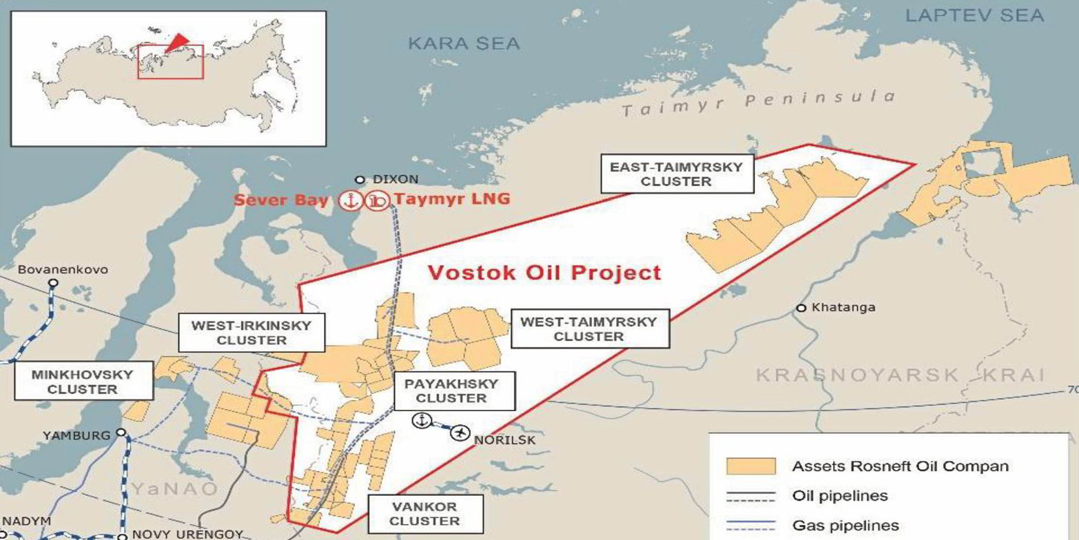 Расположенный на севере востоке. Восток Ойл месторождения Роснефть. Восток Ойл Иркинское месторождение. Восток Ойл порт бухта Север. Восток Ойл месторождения на карте.