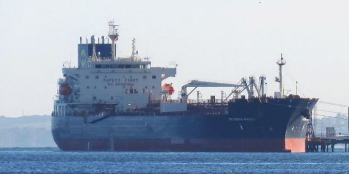 Vessel Characteristics: Ship PACIFIC BLUE (Oil/Chemical Tanker