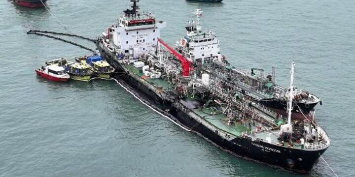 Lightering Efforts On Tanker At Centre Of Singapore Oil Spill Could 