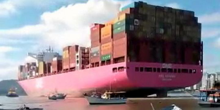 L’ONE dément qu’un nouveau porte-conteneurs s’est échoué au large du Brésil