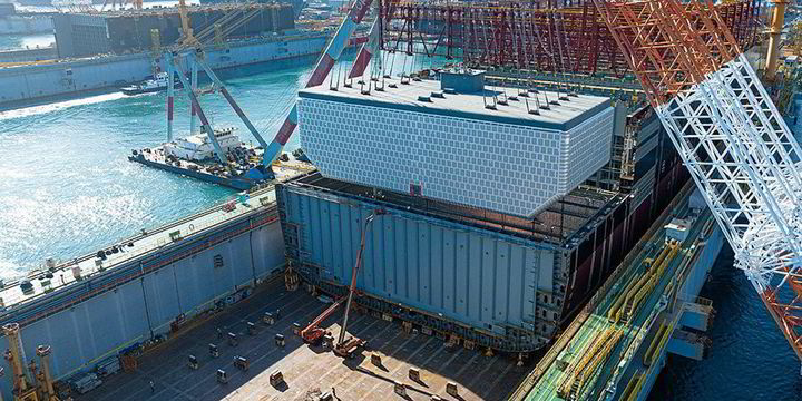 DSME fits first high manganese steel LNG bunker tank to Hapag-Lloyd ...