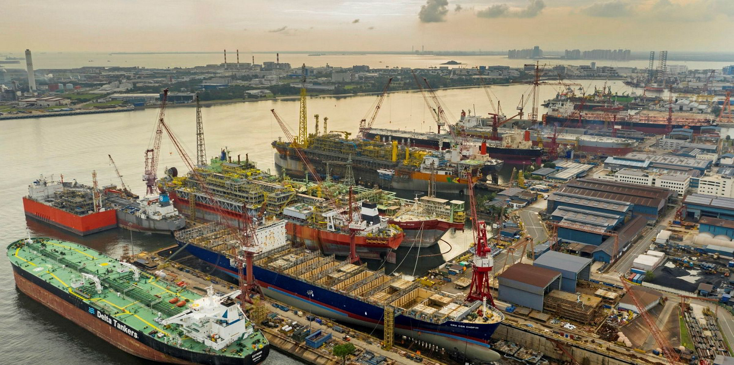 Keppel Shipyard places 100 workers on leave following ...