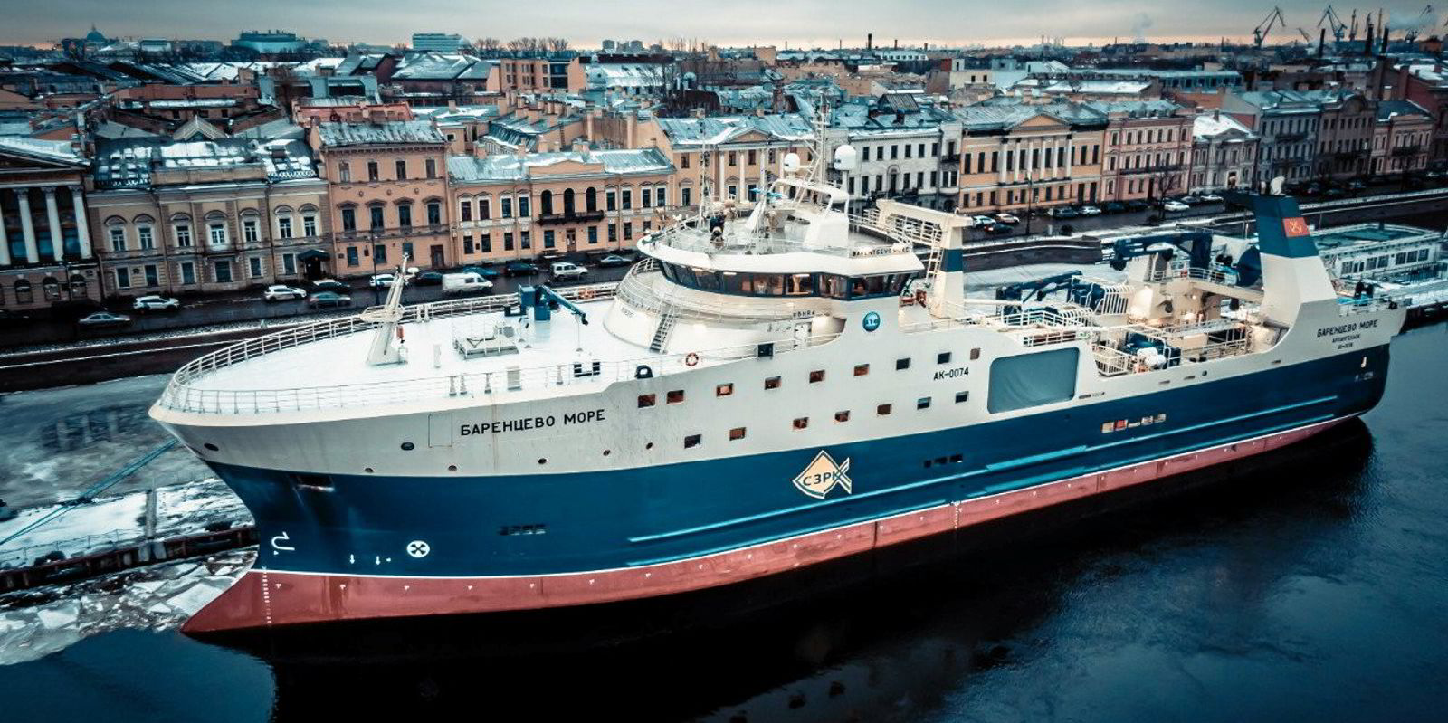 Russia's first domestically-built factory trawler in 30 years embarks on  its maiden fishing trip