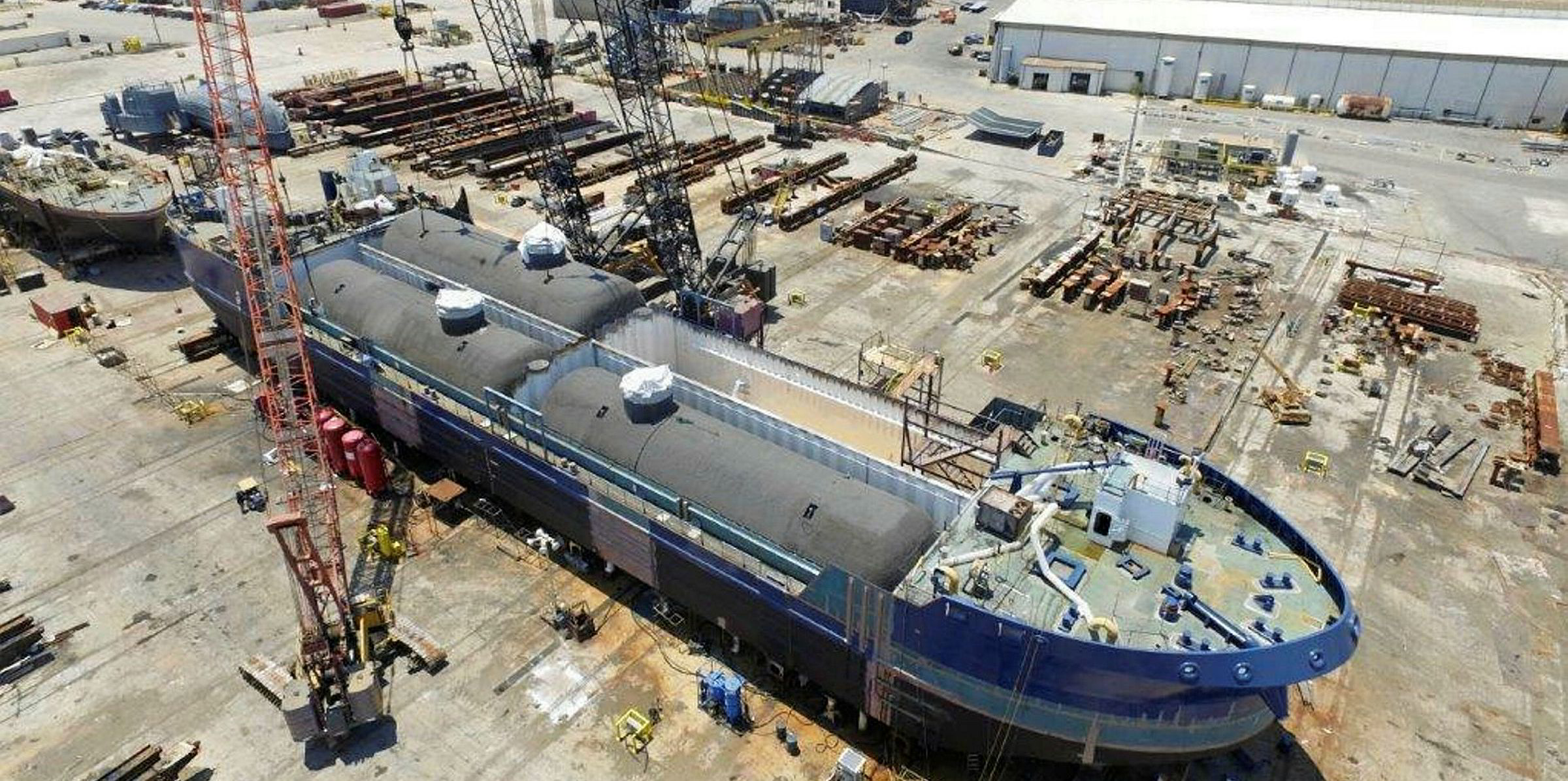 US LNG bunker barge for Shell takes shape | TradeWinds