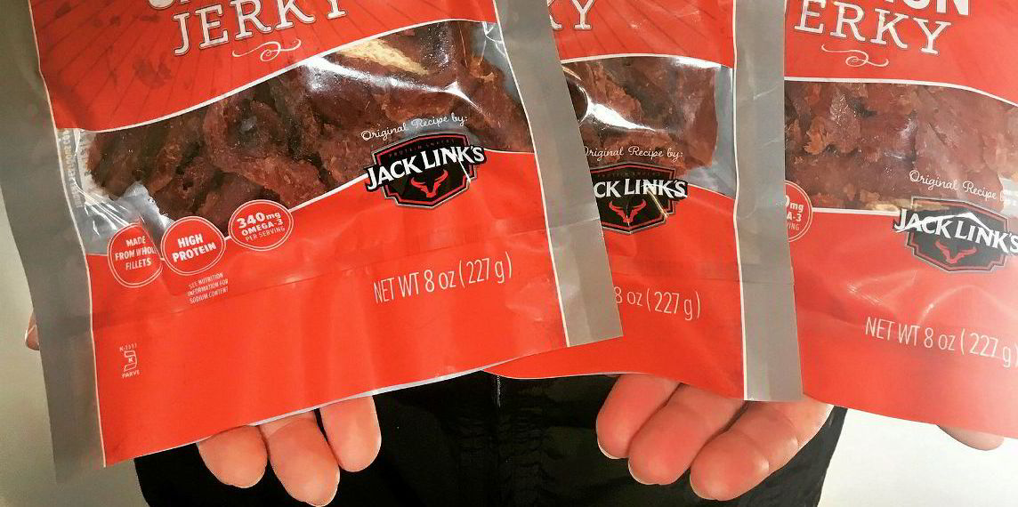 Trident, Jack Link's test salmon jerky at Costco Intrafish