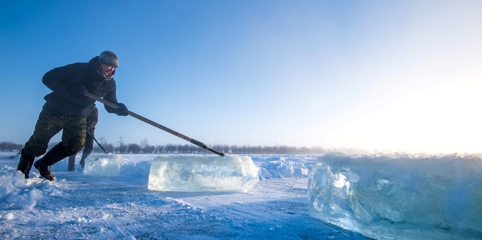 Ice Motion Yakutia. Winter Sport on Frozen Water. Ice Harvested in Norway. Ice Harvested in Norway IELTS.