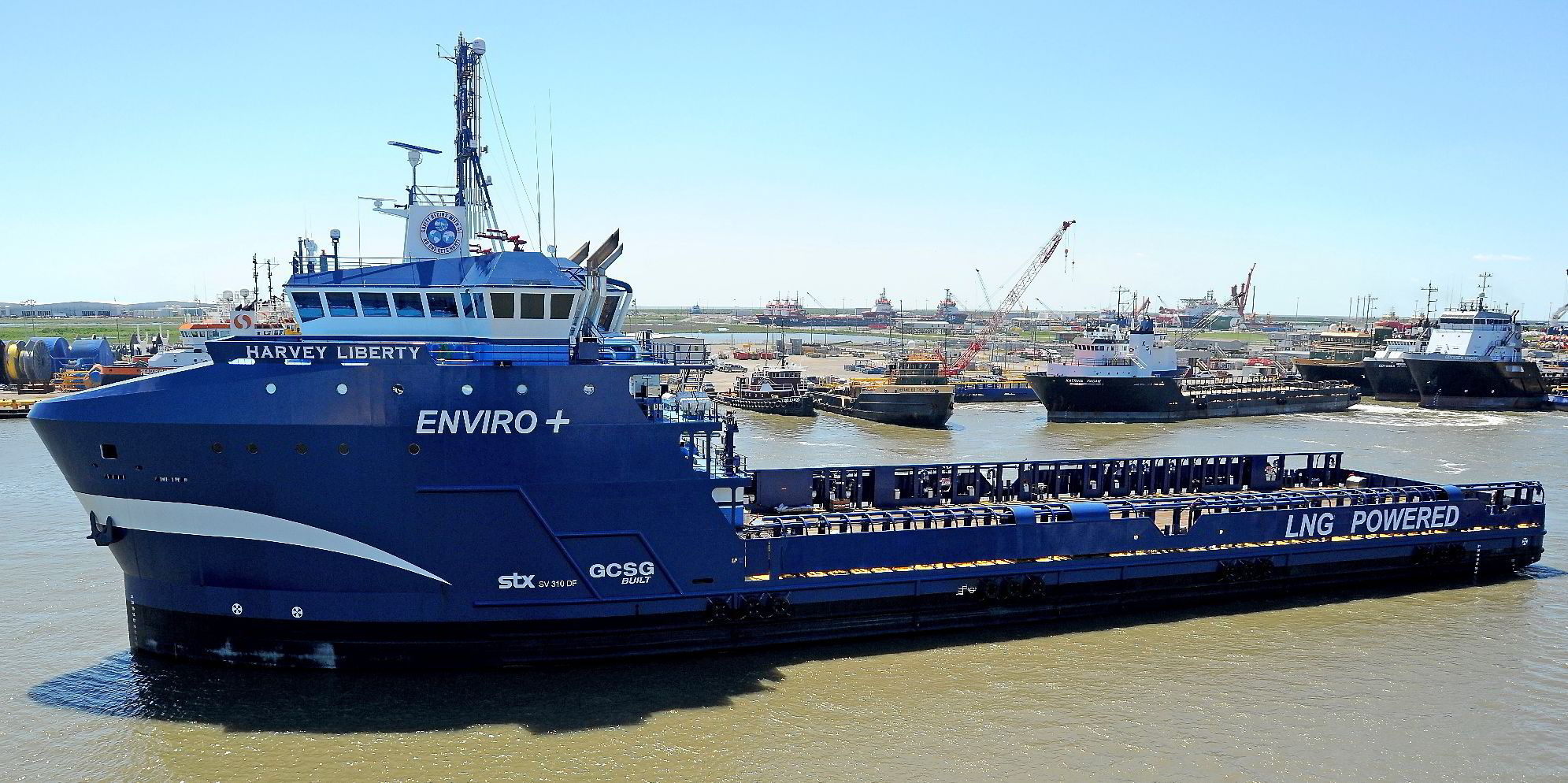 Shell takes delivery of its third Harvey Gulf LNGpowered PSV TradeWinds