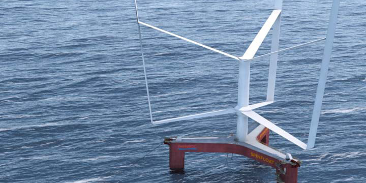 6MW floating VAWT unveiled | Recharge