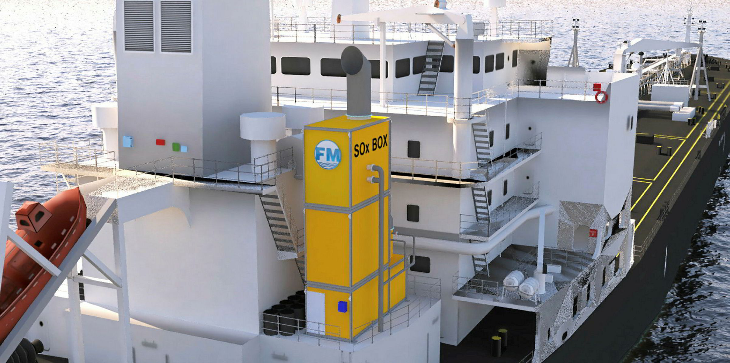 Feen Marine AS Sox Box Single Stream U Type - Open Loop System installed on board VIVIEN A (IMO 9491848)
