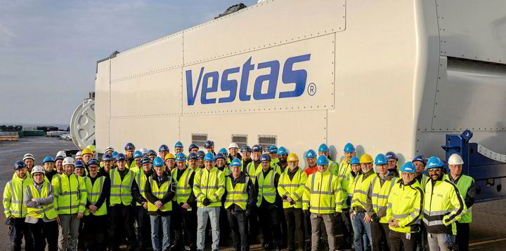 Adentro cuota de matrícula paridad High five for Vestas as first EnVentus nacelle rolls off assembly line |  Recharge