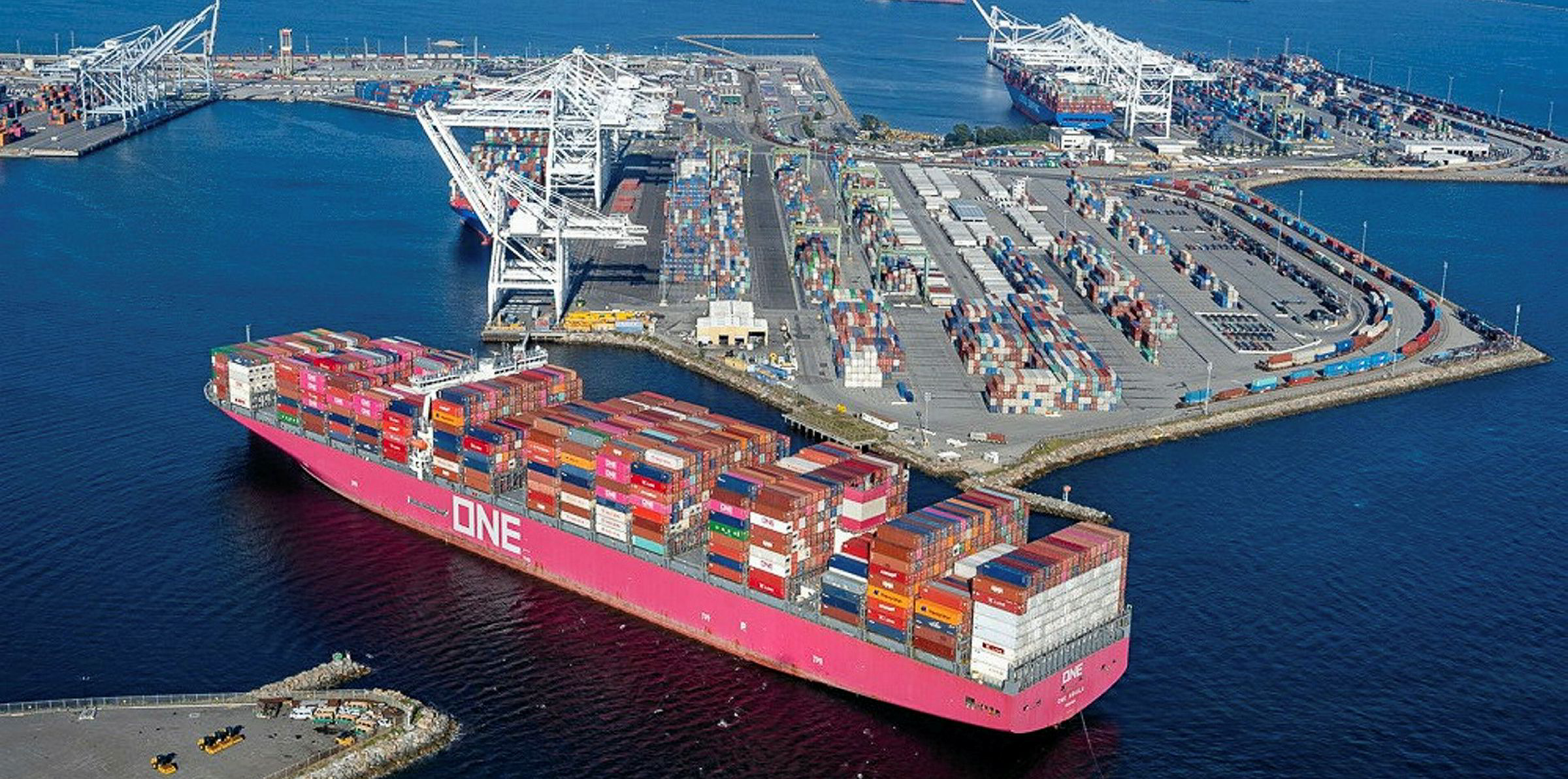 Ocean Network Express boxship suffers container collapse off US | TradeWinds