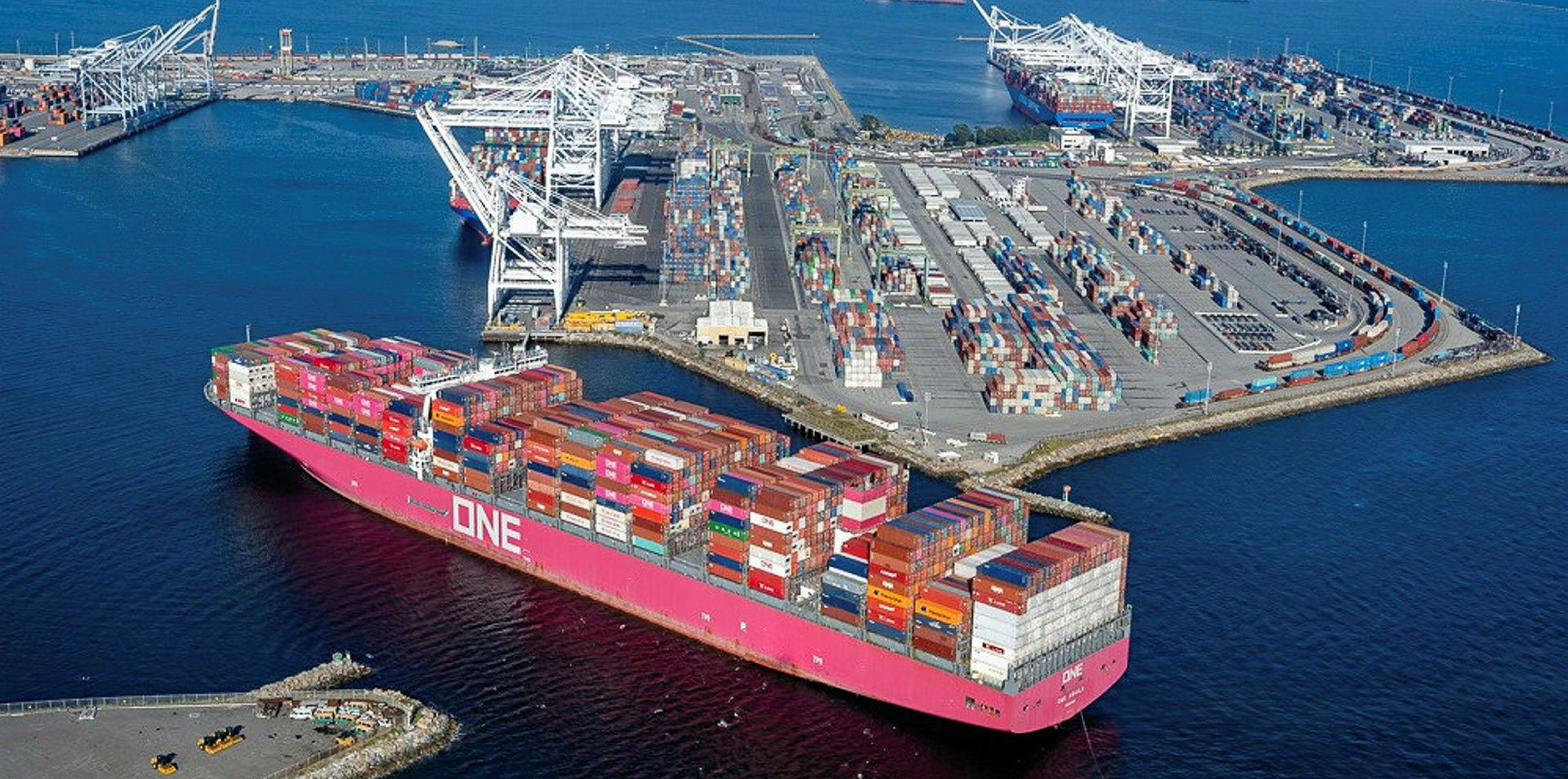 Ocean Network Express boxship suffers container collapse off US | TradeWinds