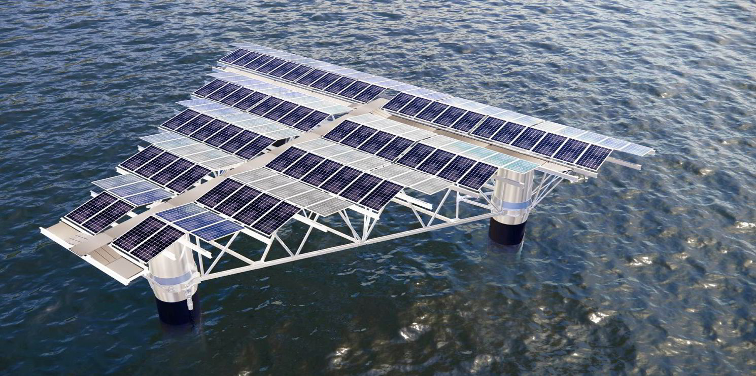 Japan's first offshore solar farm to feed robot battery-mule boats