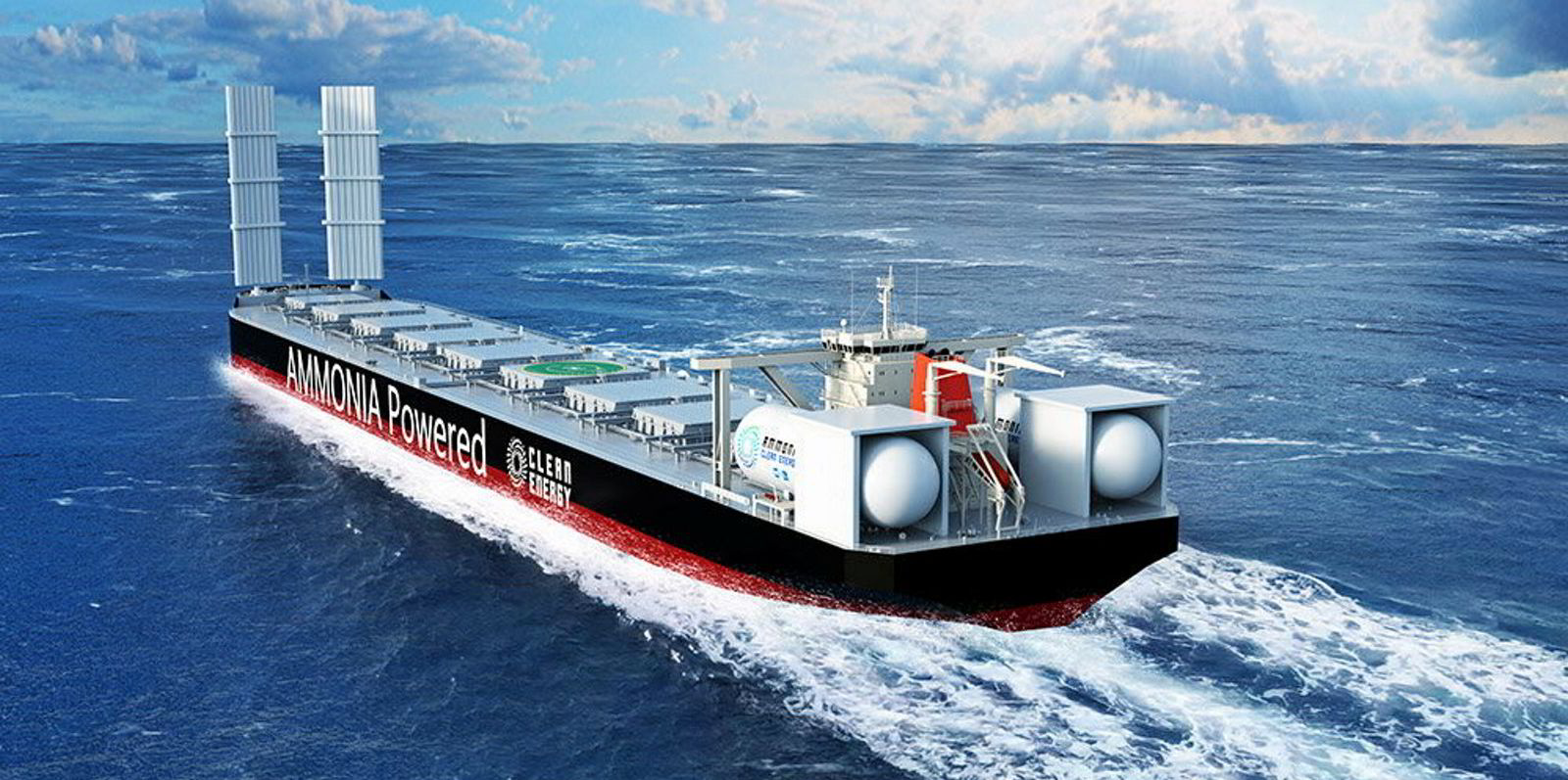 MOL presses ahead with ammoniafuelled newcastlemax bulker TradeWinds