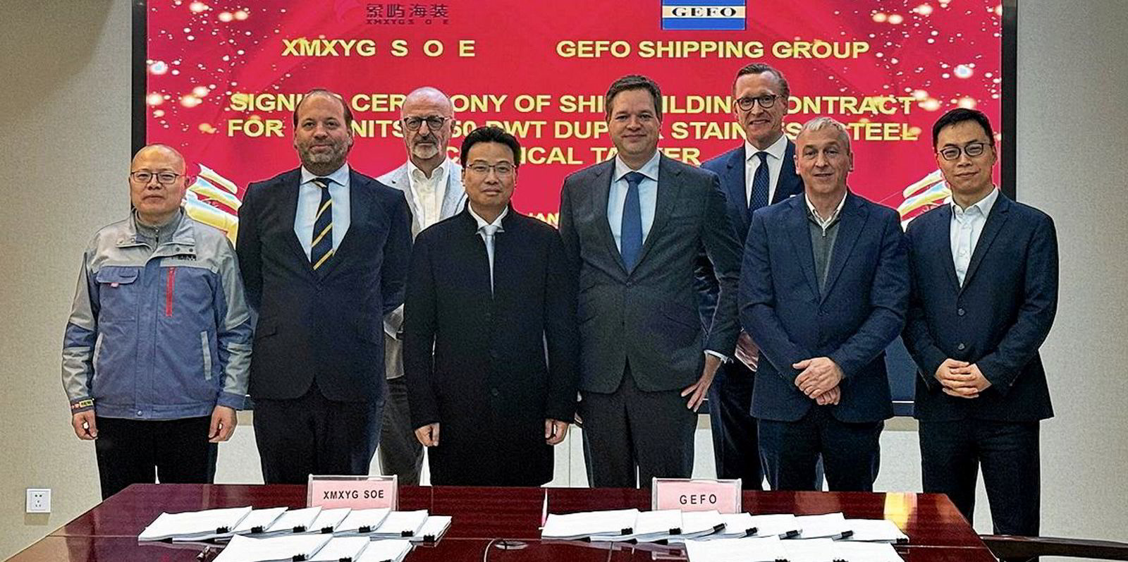 GEFO orders 10 duplex stainless-steel chemical tankers at Nantong ...